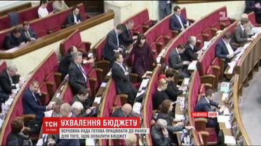 Довга ніч у Верховній Раді: депутати готові працювати до ранку, щоб ухвалити новий бюджет
