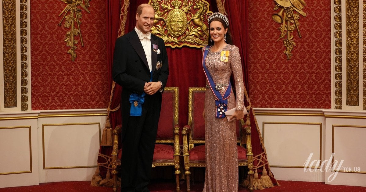 Воскові фігури Кейт та Вільяма Уельських