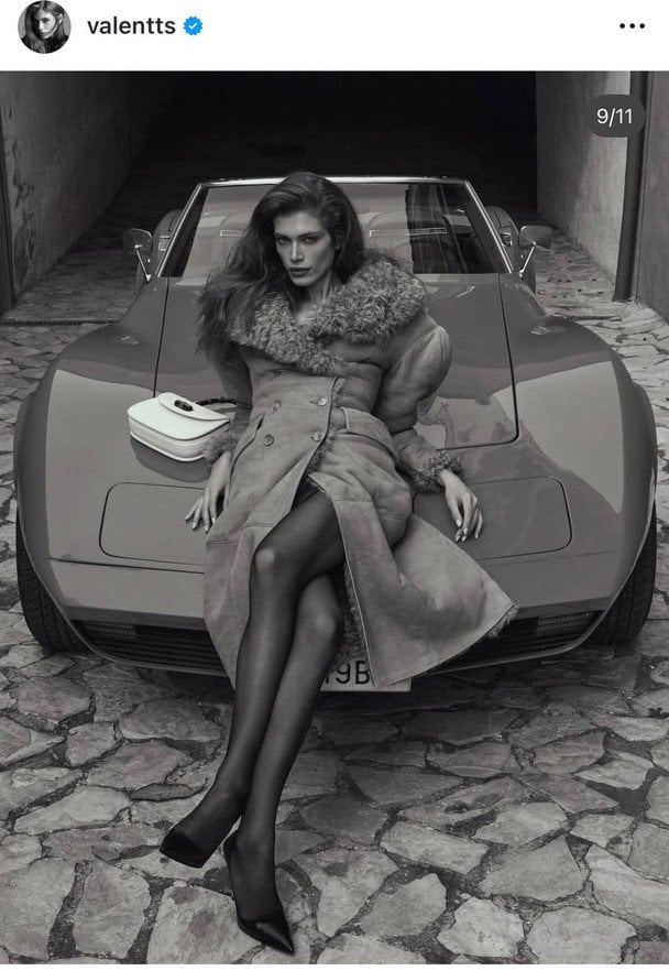 Валентина Сампайо в Harper’s Bazaar Greece / © Instagram Валентини Сампайо