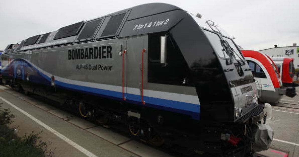 Компания Bombardier заинтересована в создании совместного предприятия с украинскими производителями железнодорожной тяги