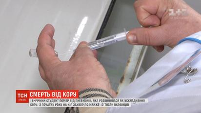 Понад 11 тисяч українців захворіли на кір від початку року