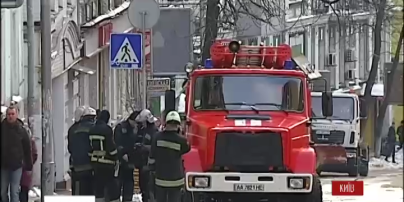 В результате пожара в центре Киева погиб человек