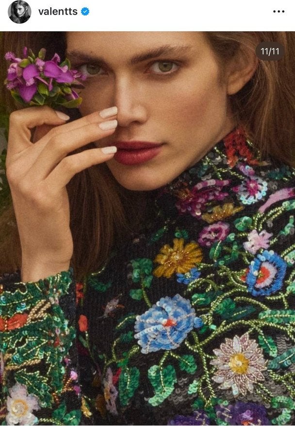 Валентина Сампайо в Harper’s Bazaar Greece / © Instagram Валентини Сампайо