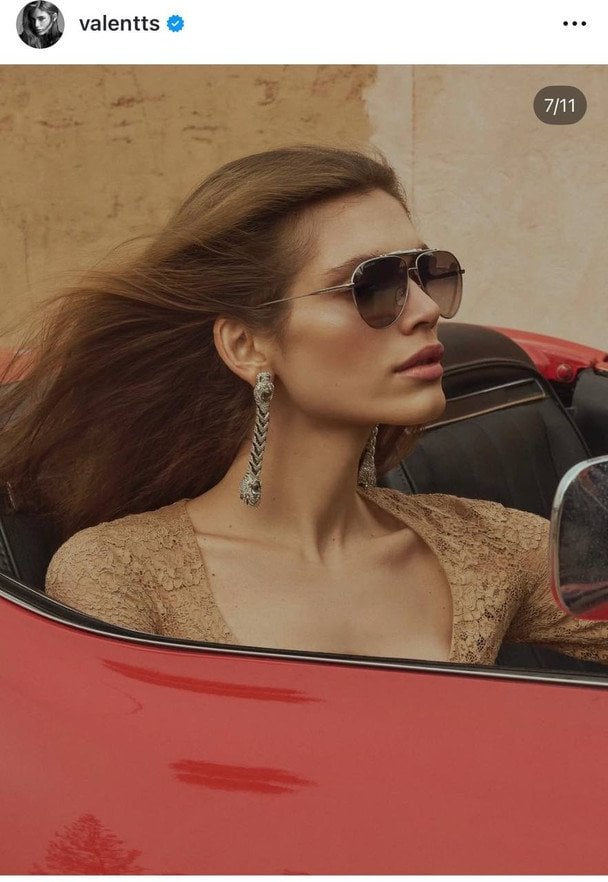 Валентина Сампайо в Harper’s Bazaar Greece / © Instagram Валентини Сампайо