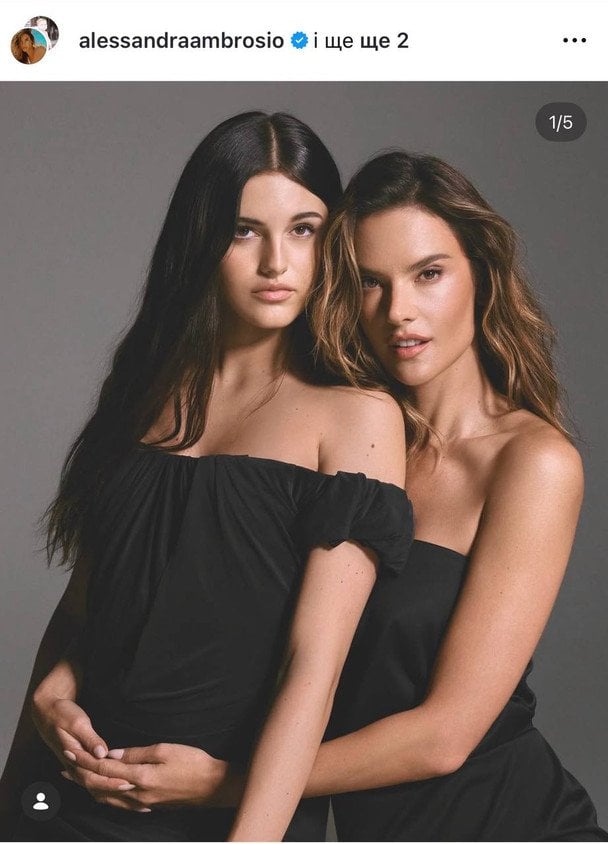 Алессандра Амбросио с дочерью / © Instagram Алессандры Амбросио