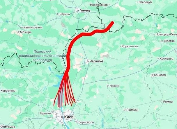 Як російські дрони «Шахед» летять атакувати Київ / © Сергій Флеш
