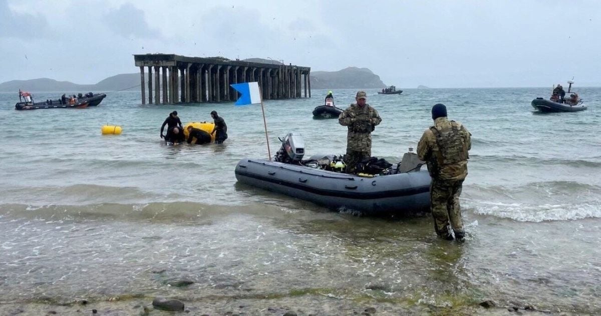 Програма навчання українських водолазів – морських саперів у Шотландії Фото: Міноборони Британії