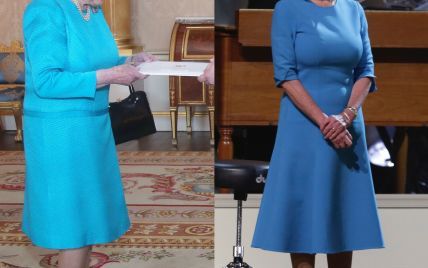 Битва голубых платьев: 92-летняя королева Елизавета II vs 78-летняя Нэнси Пелоси