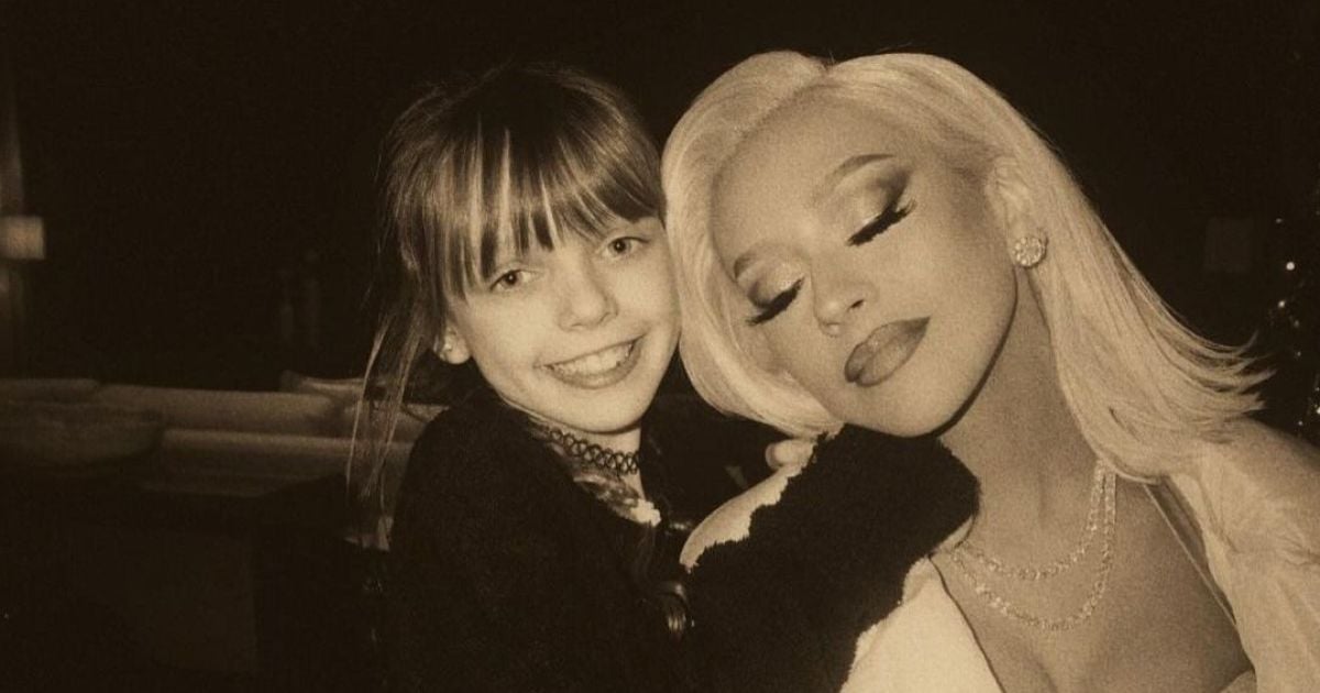 Крістіна Агілера з донькою