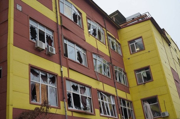 Наслідки атаки. Фото: Микола Лукашук, голова ДОР