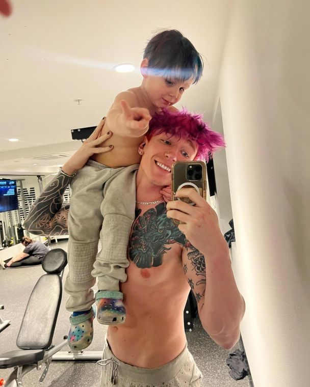 Крістіан Ширход з сином / Фото: instagram.com/mr.shearhod