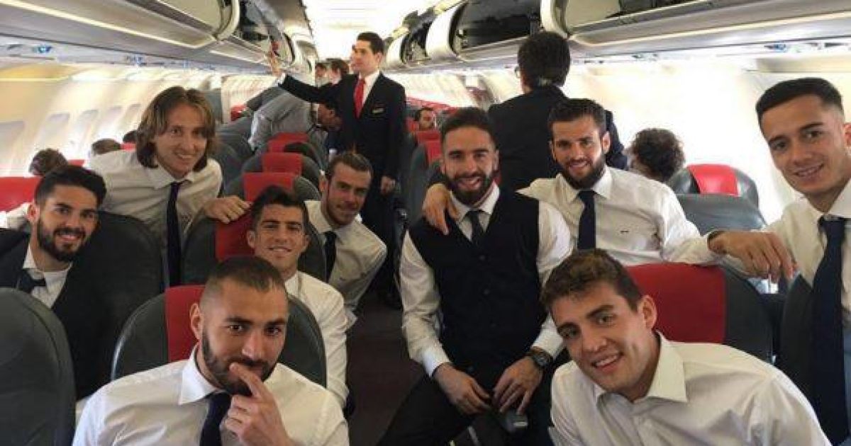 "Реал" улетел на бой с "Манчестер Сити" с Роналду и Бензема