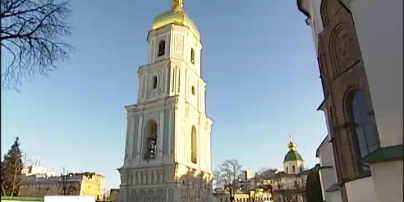 В столице колокольня Софии Киевской наклонилась на 12,5 сантиметров