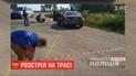 Под Полтавой расстреляли черный "Мерседес", один человек убит
