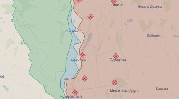 Андреевка — под контролем ВСУ