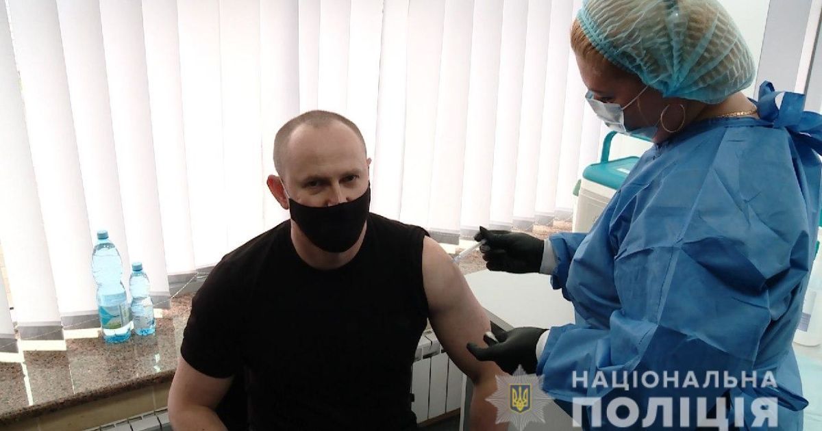 Нацполіція розпочала процес вакцинації_2 / © Департамент коммуникации Нацполиции Украины