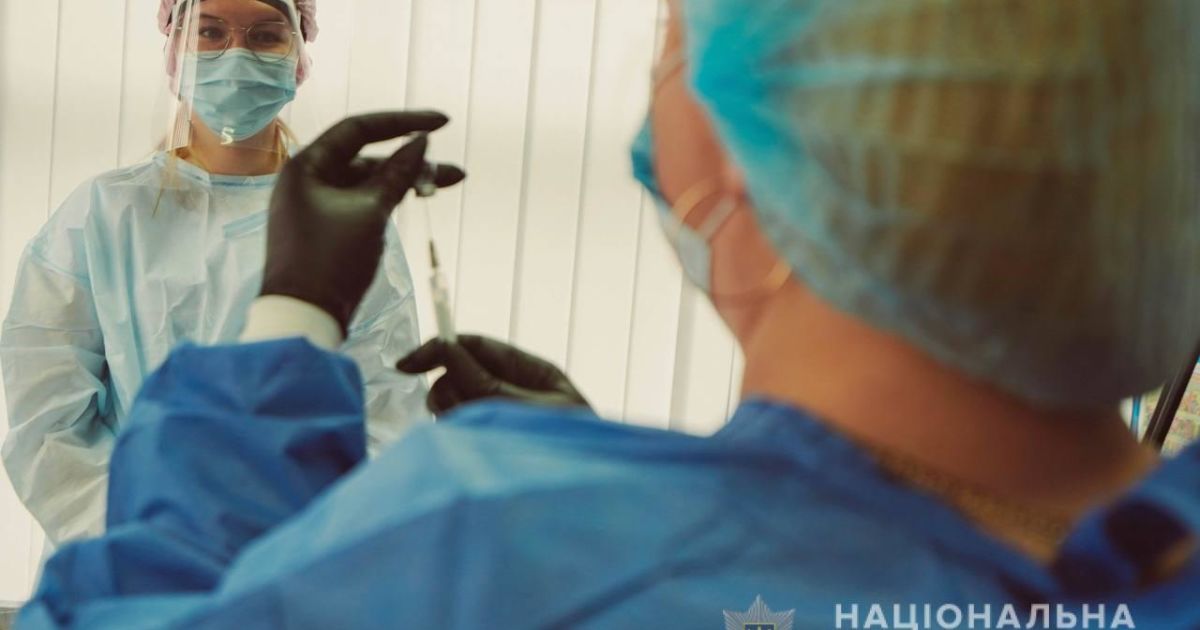 Нацполіція розпочала процес вакцинації_5 / © Департамент коммуникации Нацполиции Украины