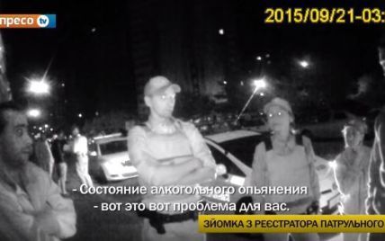 Полиция Киева задержала пьяных милиционеров на служебном авто