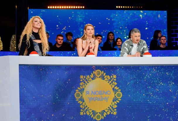 Оля Полякова на шоу "Я люблю Україну"