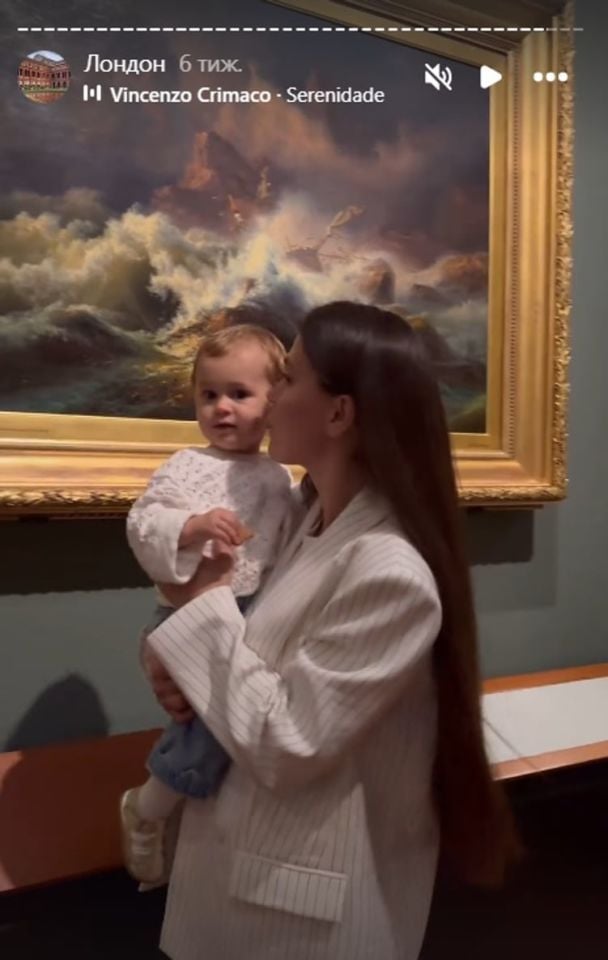 Сторіз дружини Дмитрука із Лондона / Скриншот / ©