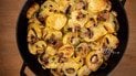 Картофель, запеченный с грибами в сметане