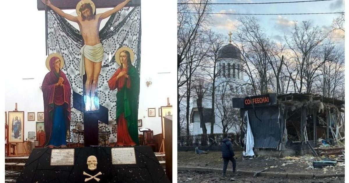 В Киеве поврежден Свято-Николаевский храм на Татарке: последствия обстрела