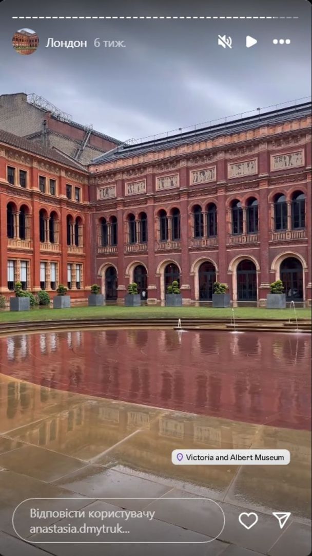 Сторіз дружини Дмитрука із Лондона / Скриншот / ©