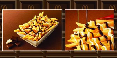 McDonald's озадачил посетителей шоколадной картошкой-фри