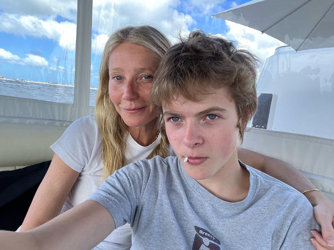 Гвинет Пэлтроу с сыном / © instagram.com/gwynethpaltrow