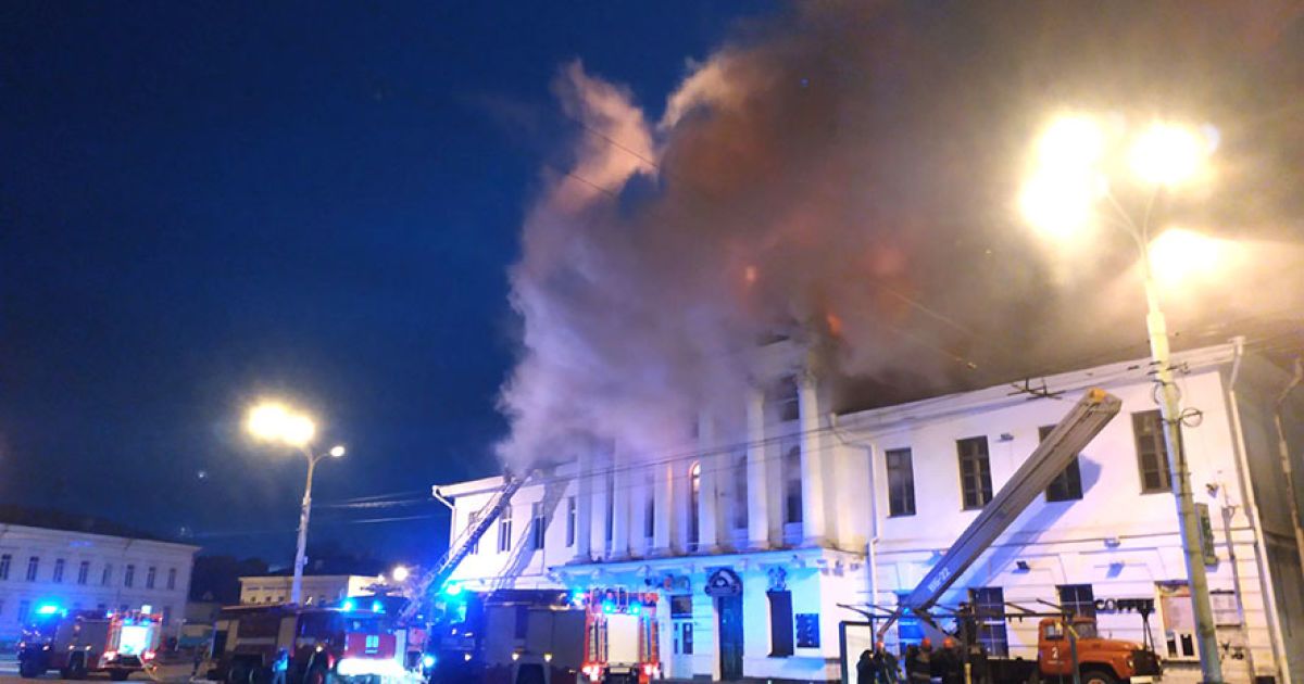 Пожежа у Полтаві_8 / © Управление ГСЧС в Полтавской области