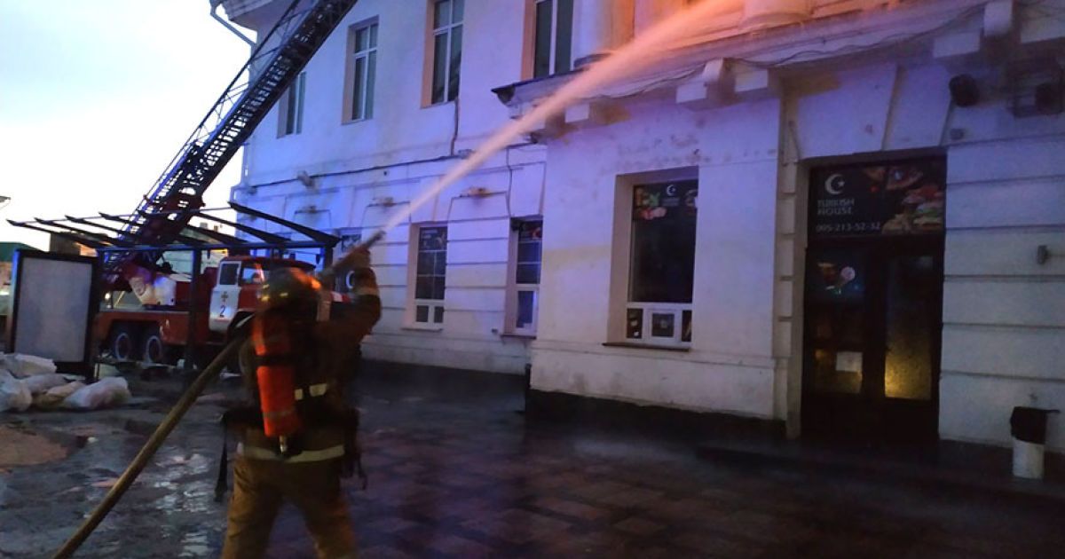 Пожежа у Полтаві_4 / © Управление ГСЧС в Полтавской области