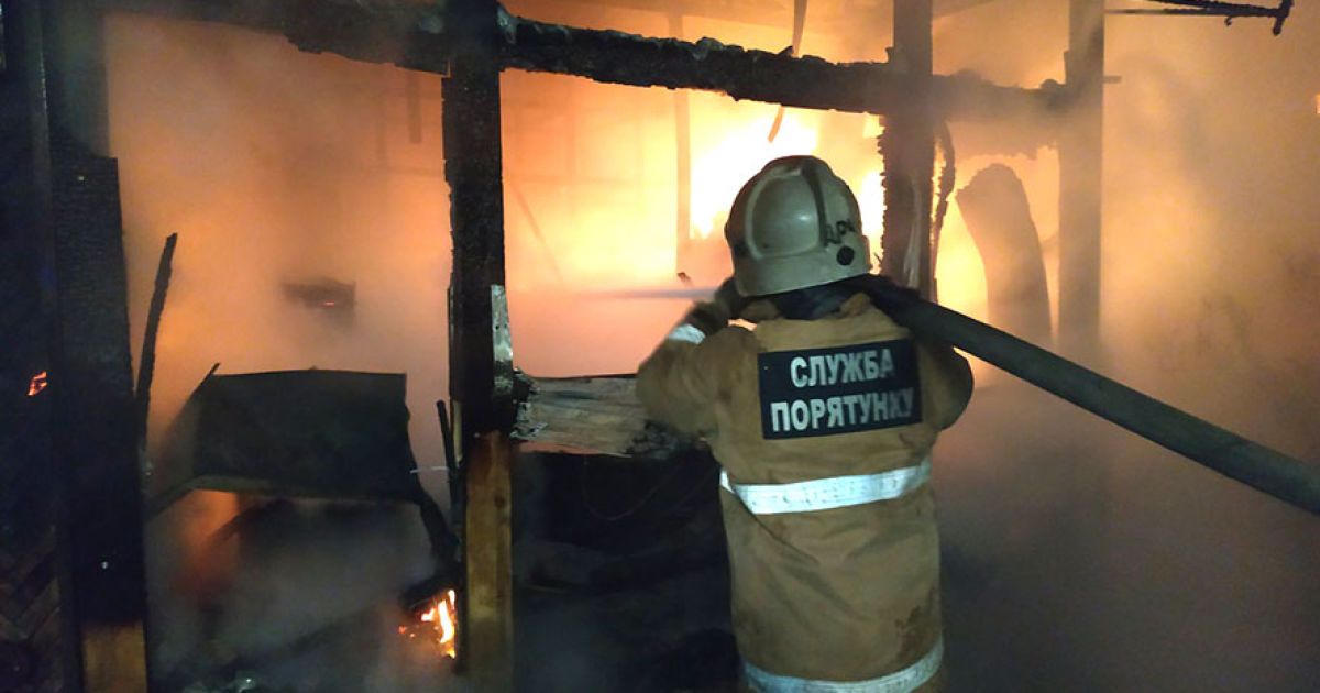 Пожежа у Полтаві_7 / © Управление ГСЧС в Полтавской области