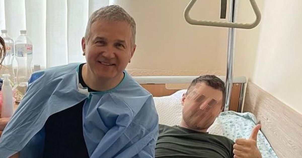 Юрій Горбунов показав, як провідав українських військових у шпиталі