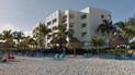 Пляж перед курортом Hyatt Ziva Riviera Cancun из Google Maps Street View 2014 года.