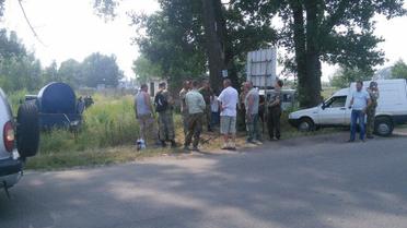 Активісти у Борисполі створили блокпост проти хресної ходи УПЦ МП_1 / © 24 канал