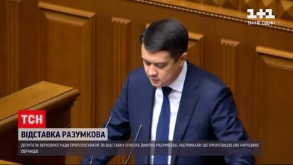 Новости Украины: Разумкова отозвали с должности председателя парламента - как проходило голосование