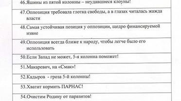 гасла для мітингу за кадирова_4 / © Znak.com