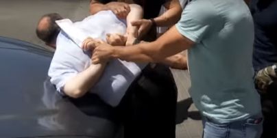СБУ показала видео задержания заказчика "убийства" журналиста Бабченко