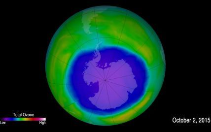 Вчені зафіксували рекордне скорочення озонової діри над Антарктикою
