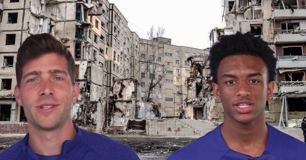 Гравці "Барселони" Серхі Роберто та Алехандро Бальде / колаж - twitter.com/clubdnipro1