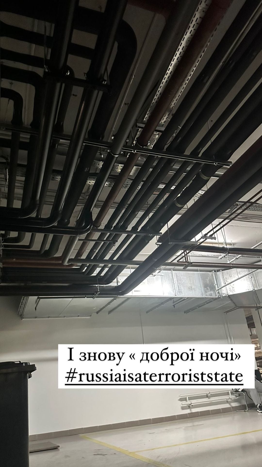 Жена Дмитрия Монатика Ирина показала фото из бомбоубежища / © instagram.com/irishamonatik