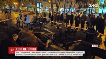 Врачи прооперировали девушку, которую во Львове травмировали испуганные лошади