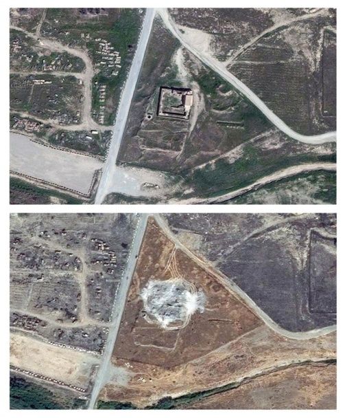 На спутниковых снимках видно разрушения / © DigitalGlobe