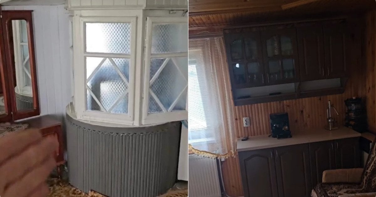 Будинок з криницею у кімнаті. Скриншот з відео