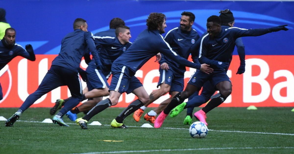 ПСЖ потренировался на "Арене-Львов".