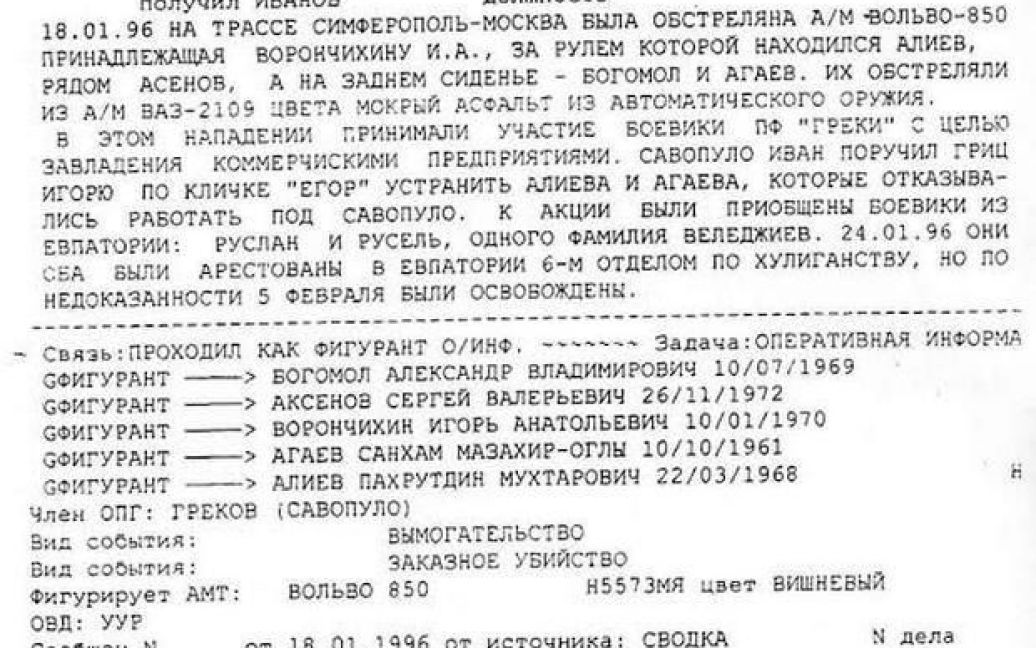 Появились документы, подтверждающие криминальное прошлое Аксенова / © facebook/Юрий Мешков