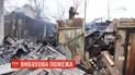 На столичному Подолі пожежа вщент зруйнувала приватний будинок та гараж