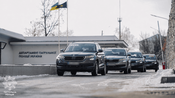 Поліцейські автівки «Фантоми», які були презентовані у 2022 році. Фото: Патрульна поліція. 