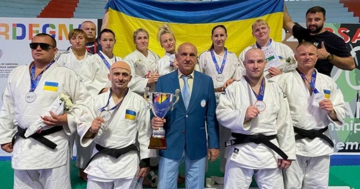 Україна вдруге поспіль виграла медальний залік чемпіонату Європи з парадзюдо