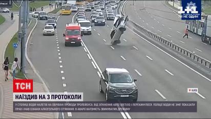 Новости Украины: в столице водитель налетел на оборванную контактную сеть, которая упала на дорогу